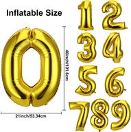 Number Balloons-available in Gold, Silver and Rose