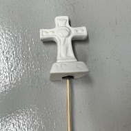 Ceramic Cross Sympathy Pick