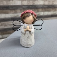 angel figure praying