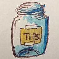 A thank you tip for driver