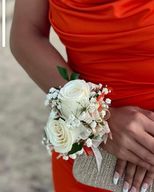 White Rose Double Corsage