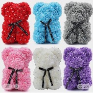 Rose Bear with Gems