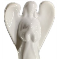 Porcelain Angel bouquet stick in