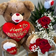 Large Valentine's Bear