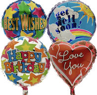 Air filled Mylar Balloon