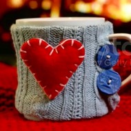 Mug with Knit Cozy