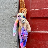 Huggie Monkey - colors and styles will vary