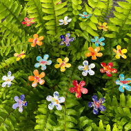 Small copper keepsake pics for plants & arrangemen