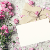 Full Size gift card with your personal message