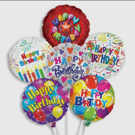 Small balloon added to arrangement