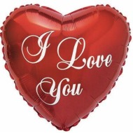 18" I love you balloon