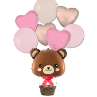 Teddy Balloon bouquet