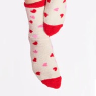 Fuzzy V-Day socks