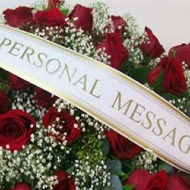 Custom Funeral Ribbon
