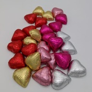 Oliver's Chocolates - Foil Wrapped Hearts