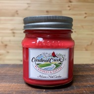 8 oz. Mason Jar Soy Candle Home for Christmas