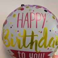 Air filled Mylar balloon