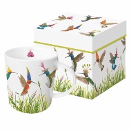 Premium Hummingbird Coffee Cup and Gift Box