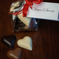 Dean’s Sweets Chocolate heart assortment
