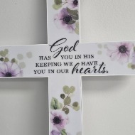 Solar Cross Yard Stake