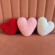 Hand-Made Crochet Hearts