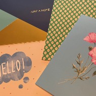 Assorted Greeting Card - handwriting font