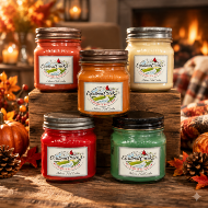 8oz Mason Jar Locally Made Candle