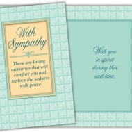 Regular Sympathy Card