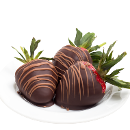 1 dozen chocolate covered strawberries