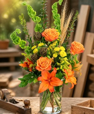 VIVID SUNSET Large Vase Arrangement