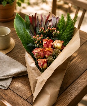 SUNSET  Kraft Wrap