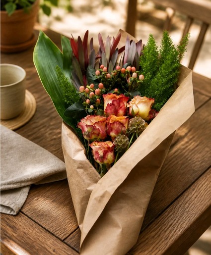 SUNSET  Kraft Wrap