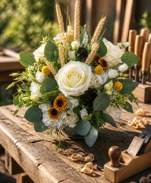 WHEAT ARN'T YOU SWEET Vase Arrangement