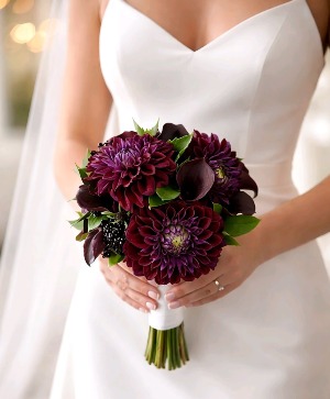 BLACKBERRY RIPPLE Bridal Bouquets