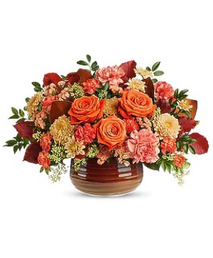 Teleflora's Rustic Ember Centerpiece 