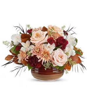 Teleflora's Sunset Stone Centerpiece 