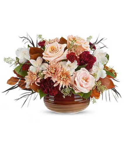 Teleflora's Sunset Stone Centerpiece 