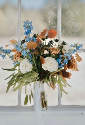 1- BRIDAL AND 2-BRIDESMAID RUSTIC BOUQUETS  WEDDING PACKAGE ONLY