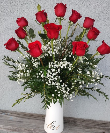 V1 Dozen RED Roses Roses