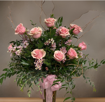 1 Dozen Light Pink Roses Roses