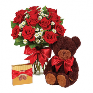 1 Dozen Roses - Red Bundle 