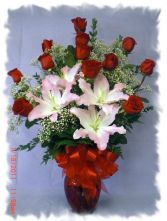 LONG STEM ROSE VASE 
