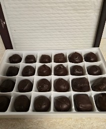 1 lb. Dark  Soft Center Chocolates Candy