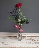 1 Rose Vase Bud Vase