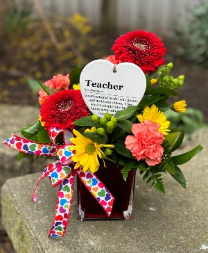 #1 Teacher Flower Arrangement