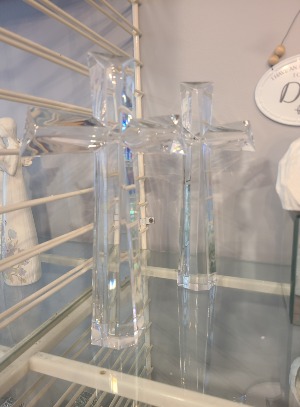 10" Crystal cross sympathy gift