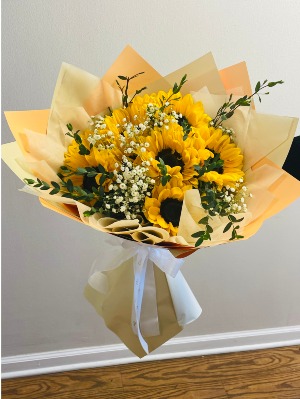 10 Sunflowers Wrapped 