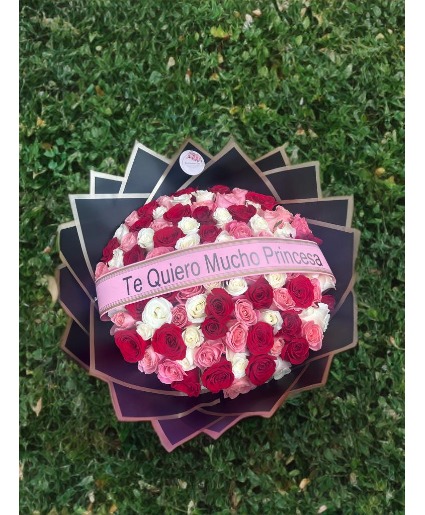 100 Mix Color Roses  