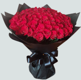 100 RED/PINK ROSES WRAPPED (ONLY AVAILABLE ONLINE) 