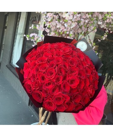 100 Rose Bouquet  in Whittier, CA | AZ Whittier Florist